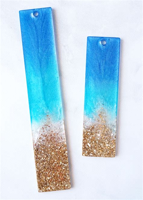 Resin Beach Bookmarks Made with EasyCast - Resin Crafts Blog