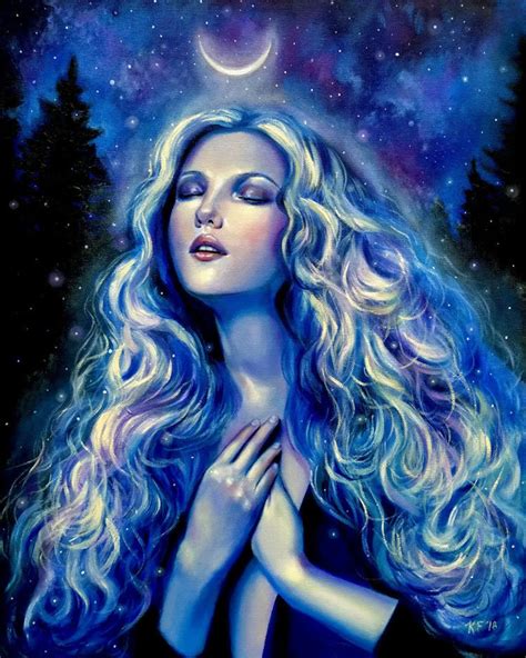 Pagan Art Print Wiccan Art Pagan Art Fantasy Art Celestial - Etsy