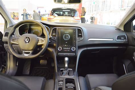 Renault Megane Sedan interior dashboard at 2016 Bologna Motor Show