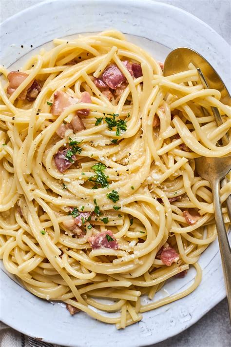 Spaghetti Carbonara Recipe - Two Peas & Their Pod