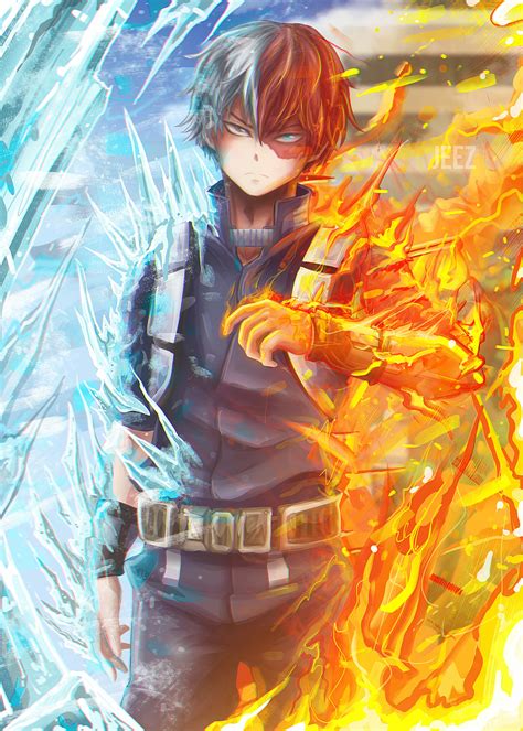 Aesthetic Todoroki Fanart Casual - pic-smorgasbord