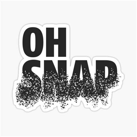 "Avengers Oh Snap! " Sticker for Sale by jabberdashery | Redbubble