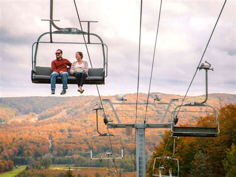 5 Places for Fall Color Chairlift Rides, Including Michigan's SkyBridge and Copper Peak ...