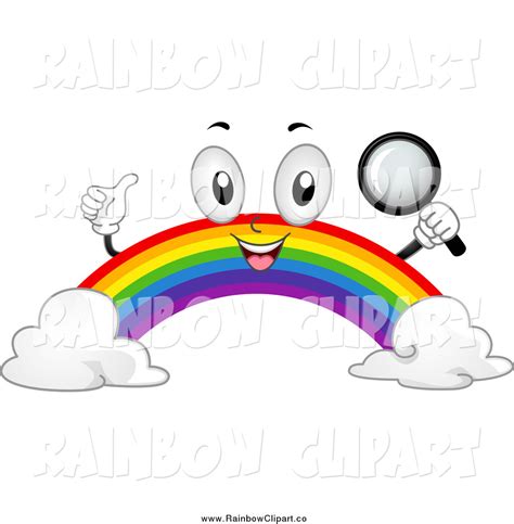 Rainbow With Clouds Clipart | Free download on ClipArtMag