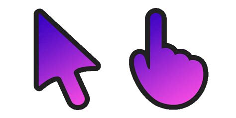 Purple Gradient Animated Cursor - Cool Animated Cursor - Sweezy