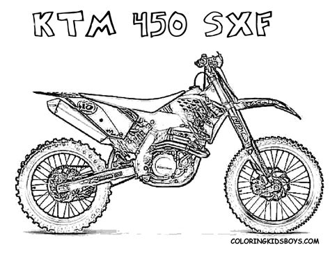 Motocross Dirt Bike Coloring Pages Coloring Pages