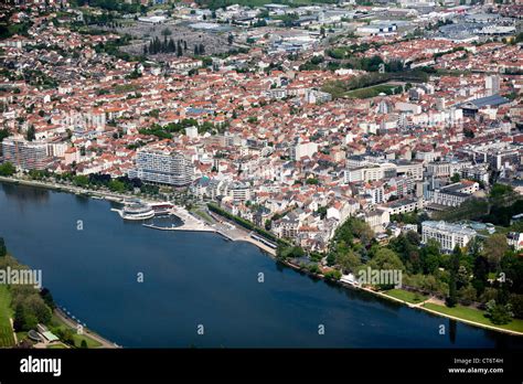 An aerial view of Vichy (Allier - Auvergne - France). Vichy from above Stock Photo - Alamy