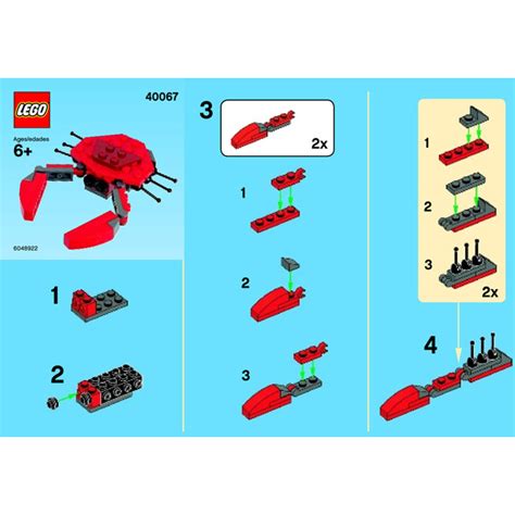 LEGO Crab Set 40067 Instructions | Brick Owl - LEGO Marketplace