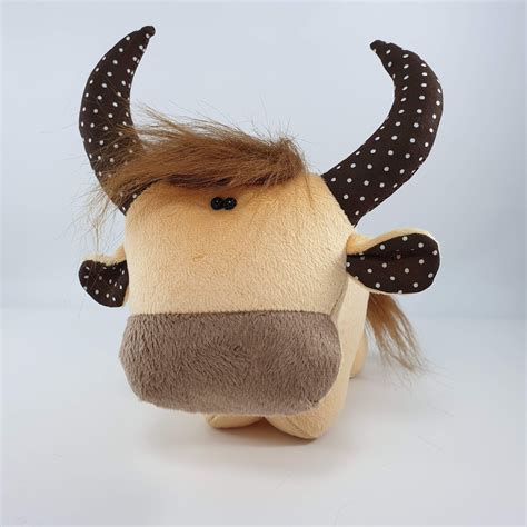 Don the Beige Buffalo. Buffalo Plush Toy. Sand Color Bison. - Etsy