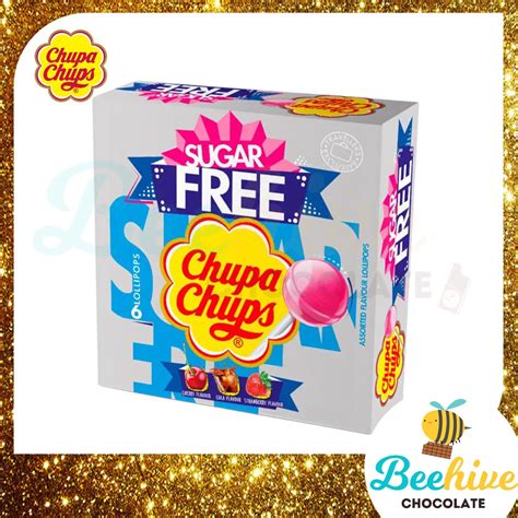 Chupa Chups Sugar Free Lollipops 66g