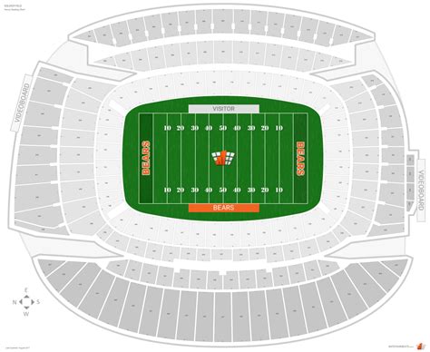 Soldier Field Seating Chart Interactive | Portal.posgradount.edu.pe