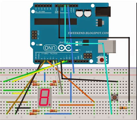 Tirare Gli ospiti Federale arduino 7 segment display counter with button code Casa elevato Aiuto