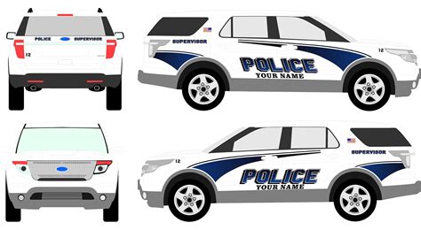 Police Car Decal Designs