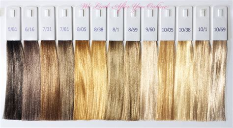 Wella Toner Color Chart Blonde - Hair Color Loreal