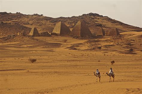 These are the Nubian pyramids of the Kingdom of Kush. : r/travel