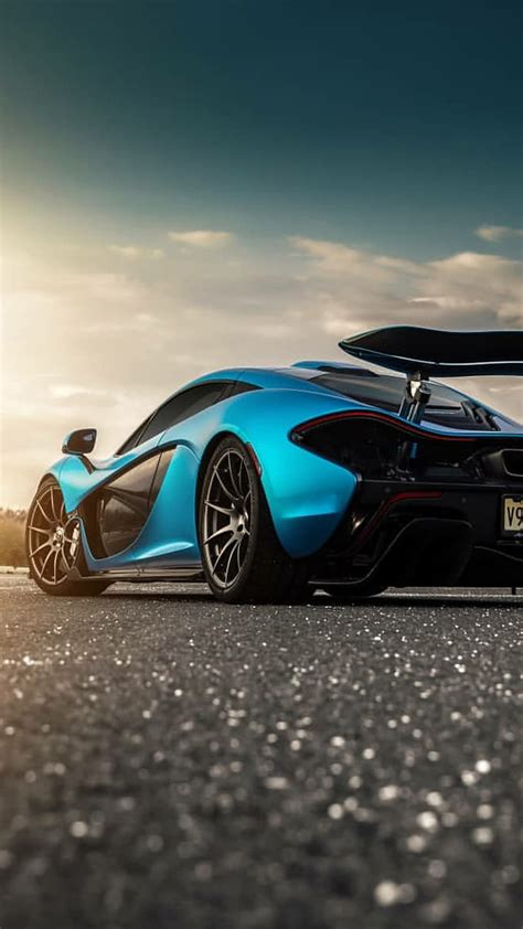 Mclaren P1 Light Blue Wallpaper