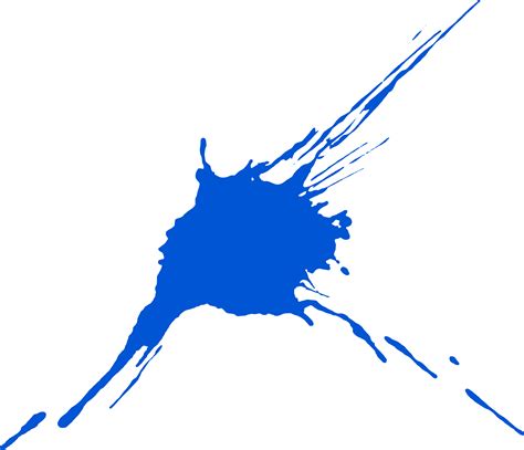 10 Blue Paint Splatters (PNG Transparent) | OnlyGFX.com