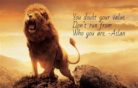 Aslan Quote | Christian warrior, Narnia, Aslan narnia