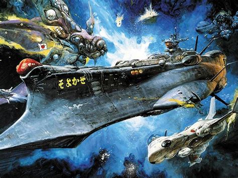 Space Battleship Yamato: Concept Art : r/StarshipPorn