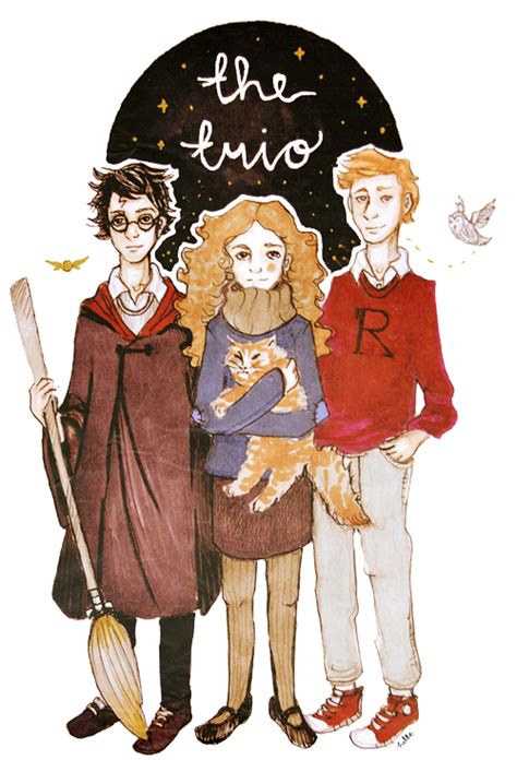 Trio Harry Potter PNG