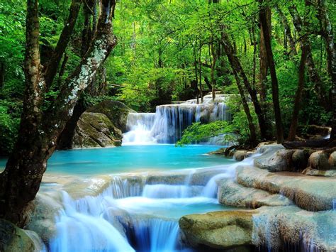 Forest Waterfall Wallpapers - Wallpaper Cave