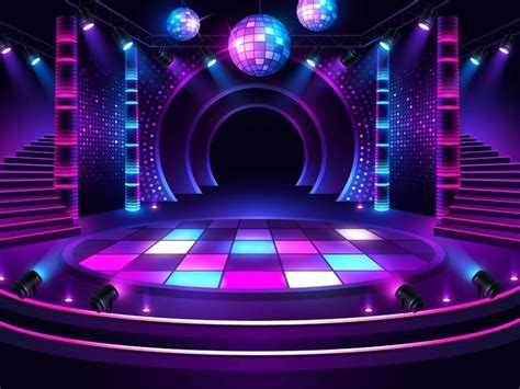 Disco Dance Floor Background | Disco background, Disco dance, Disco floor