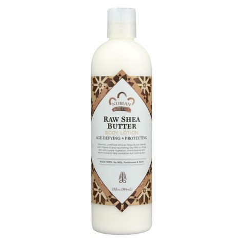 Nubian Heritage Raw Organic Shea Butter Lotion | My Organic Access