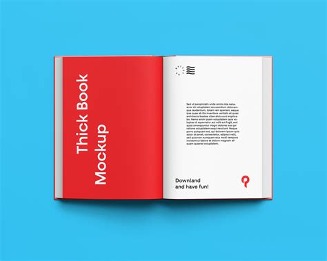 Free Open Book Mockup Top View – Free Mockup