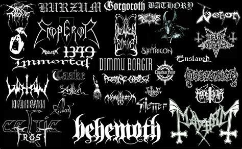 Black Metal Bands Logo by JoaoMordecaiMapper on DeviantArt