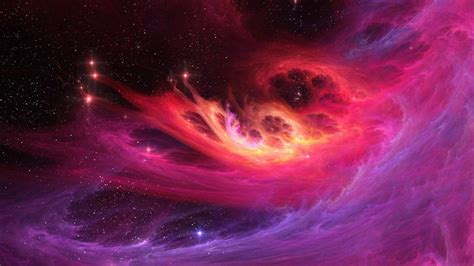 nebulae outer space pink stars wallpaper Image | Nebula wallpaper ...