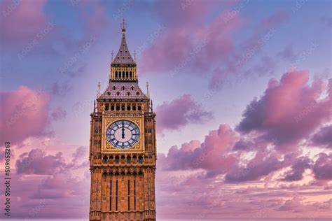 Big Ben, London, UK. A view of the popular London landmark, the clock ...