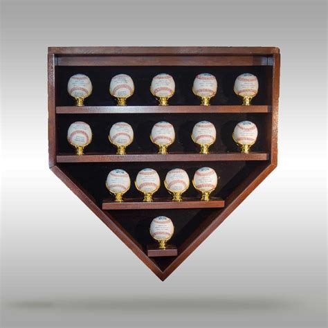 Home Plate Baseball Display Case - Cooperstown Bat Company