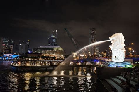 Premium Photo | The merlion statue