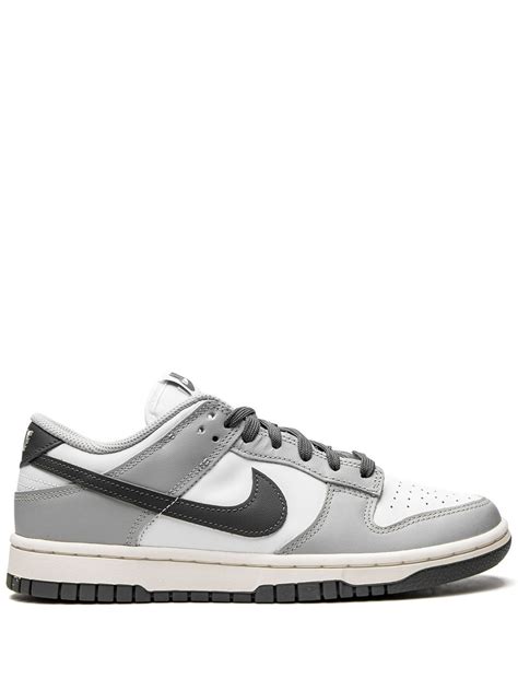 Nike Dunk Low "Light Smoke Grey" Sneakers | White | FARFETCH TR