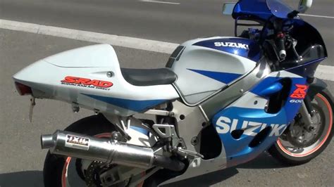 ᴴᴰ Suzuki 600cc GSX-R SRAD de 1998 110HP/174KG - YouTube