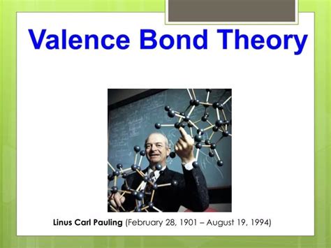 PPT - Valence Bond Theory PowerPoint Presentation, free download - ID:5616566