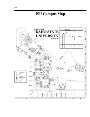 Fillable Online isu ISU Campus Map - isu Fax Email Print - pdfFiller