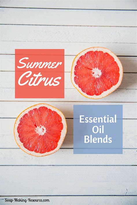 Summer Citrus Essential Oil Blends