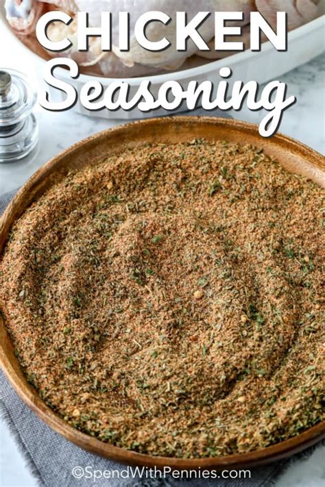 Chicken Seasoning {ready in 5 mins} - Spend With Pennies