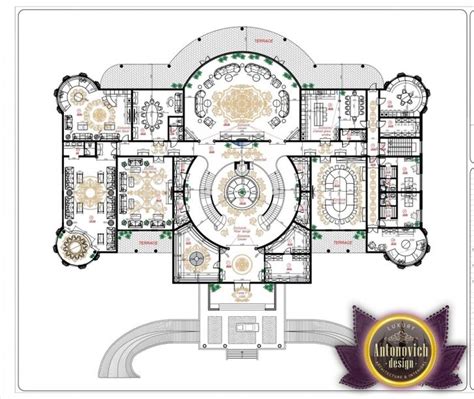 Luxury House Plan 5 by Antonovich Designs | Luxury house plans, Home design floor plans, House plans