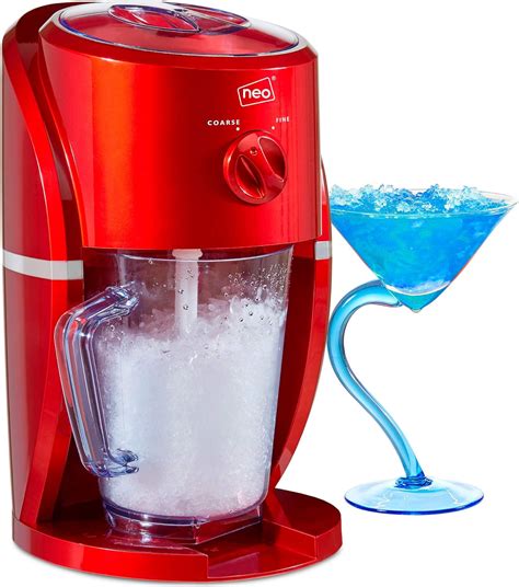 Neo Ice Crusher Slush Machine Electric Crushed Ice Maker for Slushies Cocktails: Amazon.co.uk ...