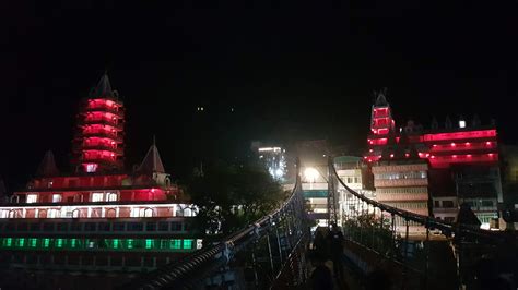 A temple in Rishikesh, India at Night : evilbuildings