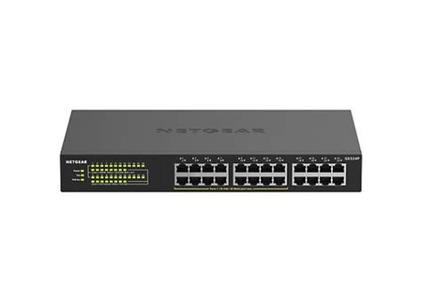 NETGEAR 24-port Gigabit Ethernet Unmanaged PoE+ Switch with 190W PoE ...