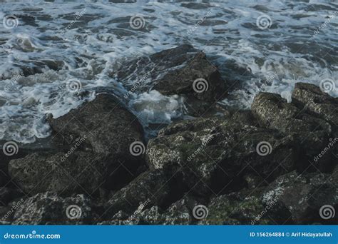 The Small Waves on the Beach Stock Photo - Image of close, agriculture: 156264884