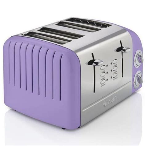 Swan Retro Purple 4 Slice Toaster - Kettle and Toaster Man