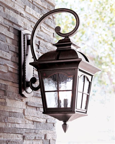 Colonial Three-Light Wall Lantern