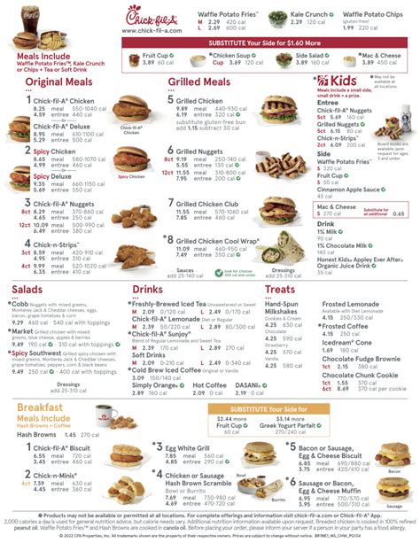 Nutrition on the Chick-fil-A Menu: Recognizing the Healthier Options ...