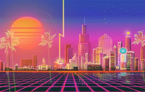 Synthwave City Wallpapers - Top Free Synthwave City Backgrounds ...