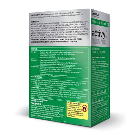 Activyl - Spot-on Flea Treatment for Dogs | VetRxDirect