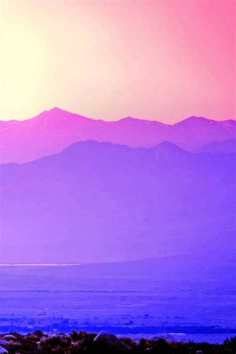 Purple Sunrise iPhone Wallpaper HD